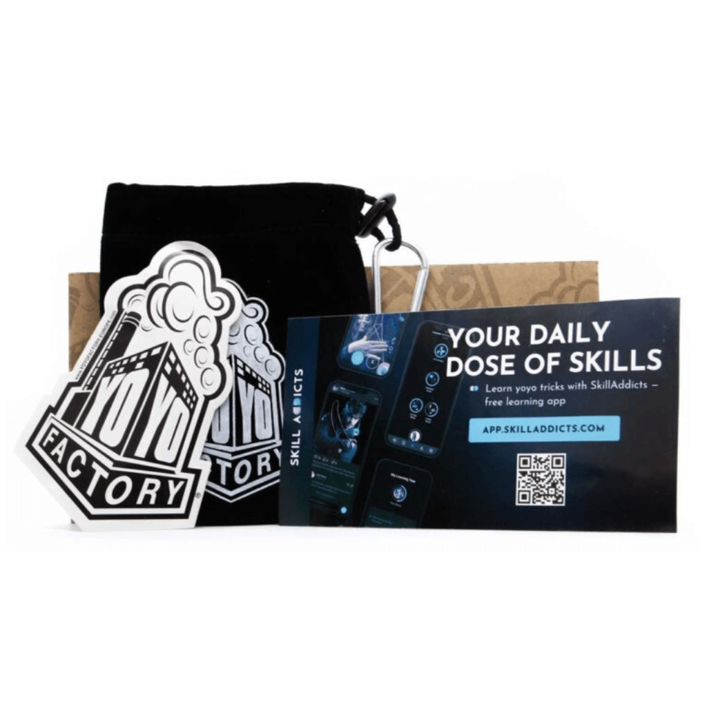 Shop here and buy the Yoyo Factory yoyo bag from GoYoyoUK the UK’s profession-al and beginner online yoyo shop supplying the world’s best yoyo brands.