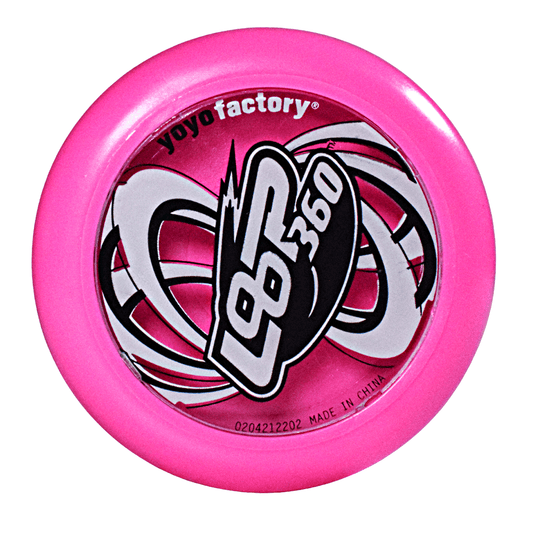 Shop here and buy the Yoyo Factory loop 360 responsive plastic yoyo from GoYoyoUK the UK’s professional and beginner online yoyo shop supplying the world’s best yoyo brands.