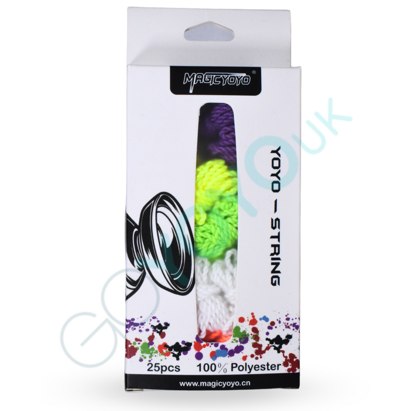 Shop here and buy the MagicYoyo polyester yoyo string from GoYoyoUK the UK’s professional and beginner online yoyo shop supplying the world’s best yoyo brands.