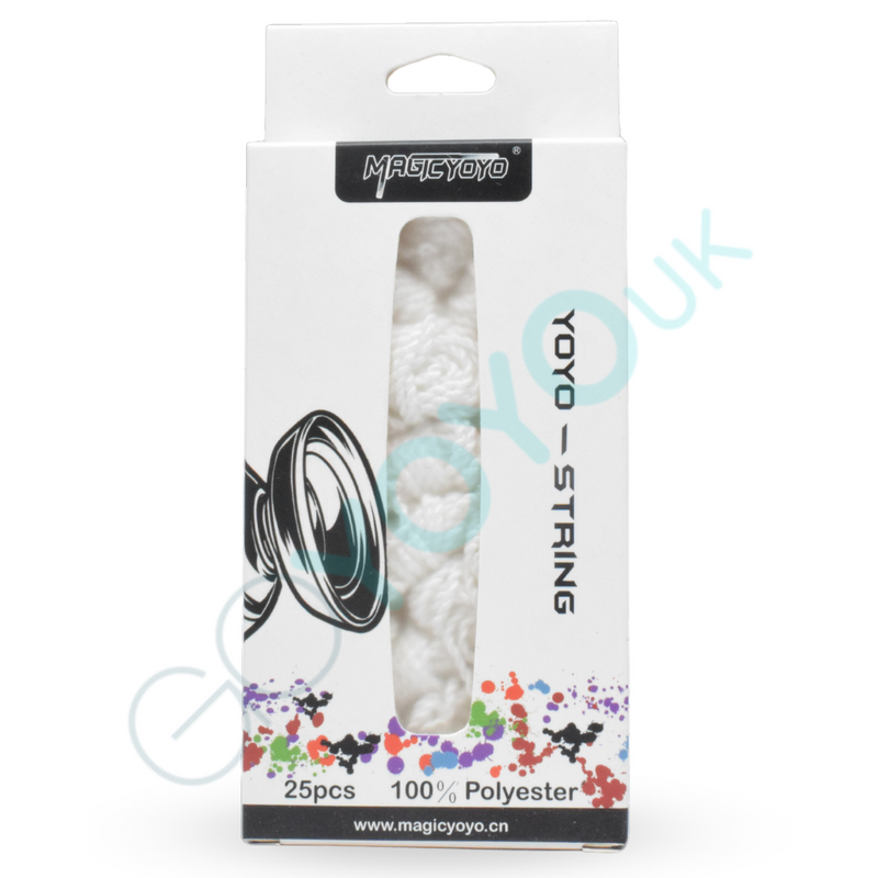 Shop here and buy the MagicYoyo polyester yoyo string from GoYoyoUK the UK’s professional and beginner online yoyo shop supplying the world’s best yoyo brands.